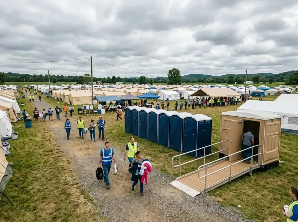 disaster-relief-camp-restrooms-010 — frequently asked questions, Dumpster & Portable Bathrooms Rental in Monfort Heights, OH